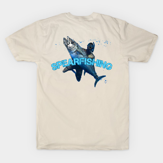 Spearfishing t-shirt designs by Coreoceanart